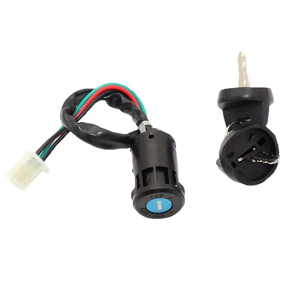 Female Ignition Key Lock Switch 4-Wire for 50 110 150 250CC ATV Dirt Bike