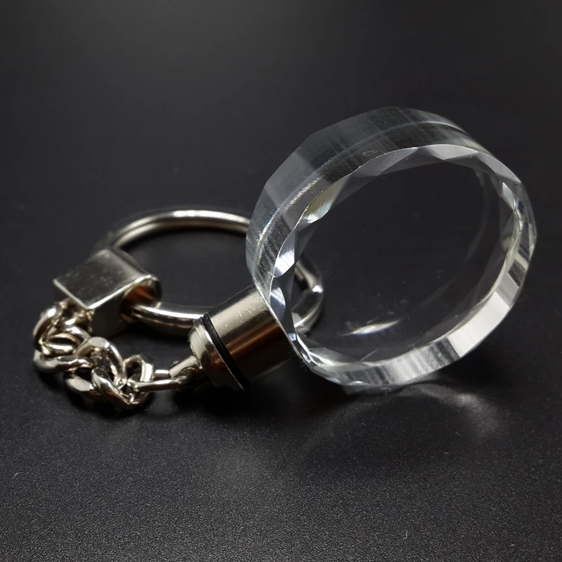 Picture 4: XTOOL Wholesale 10pcs Blank K9 Shining Round Crystal Keychain Pendant for 3D Laser Engraving with Gift Box