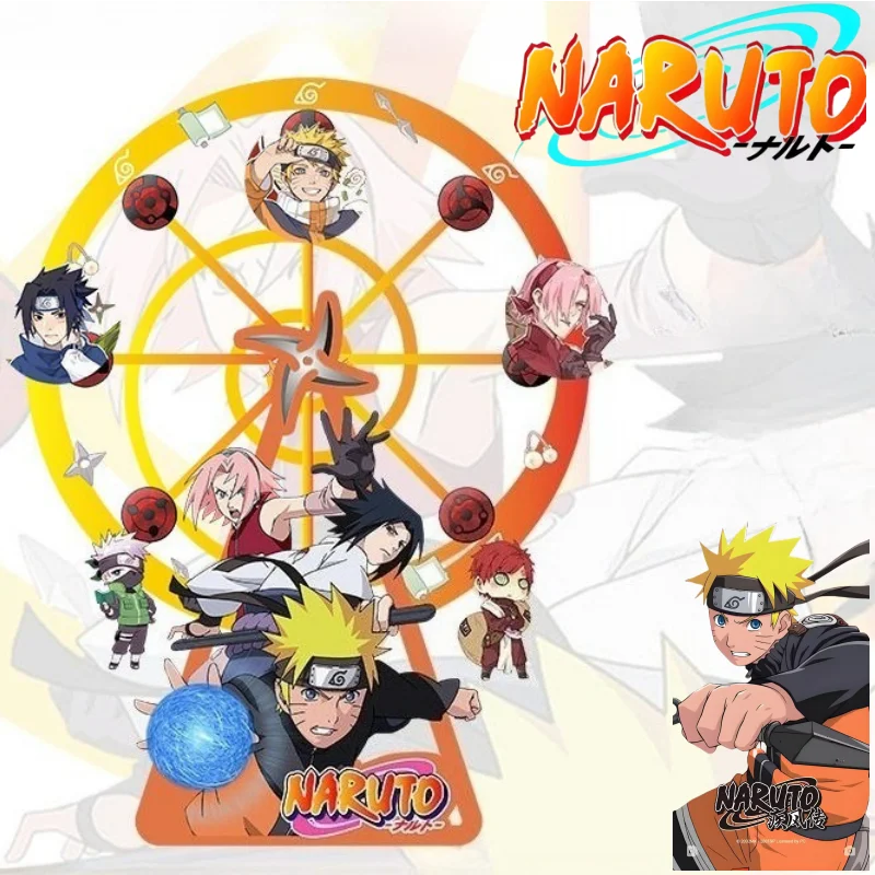 

Naruto Uchiha Sasuke Hatake Kakashi Goods Cool Creative Anime Pattern Rotating Ferris Wheel Acrylic Stand Ornament Ornament