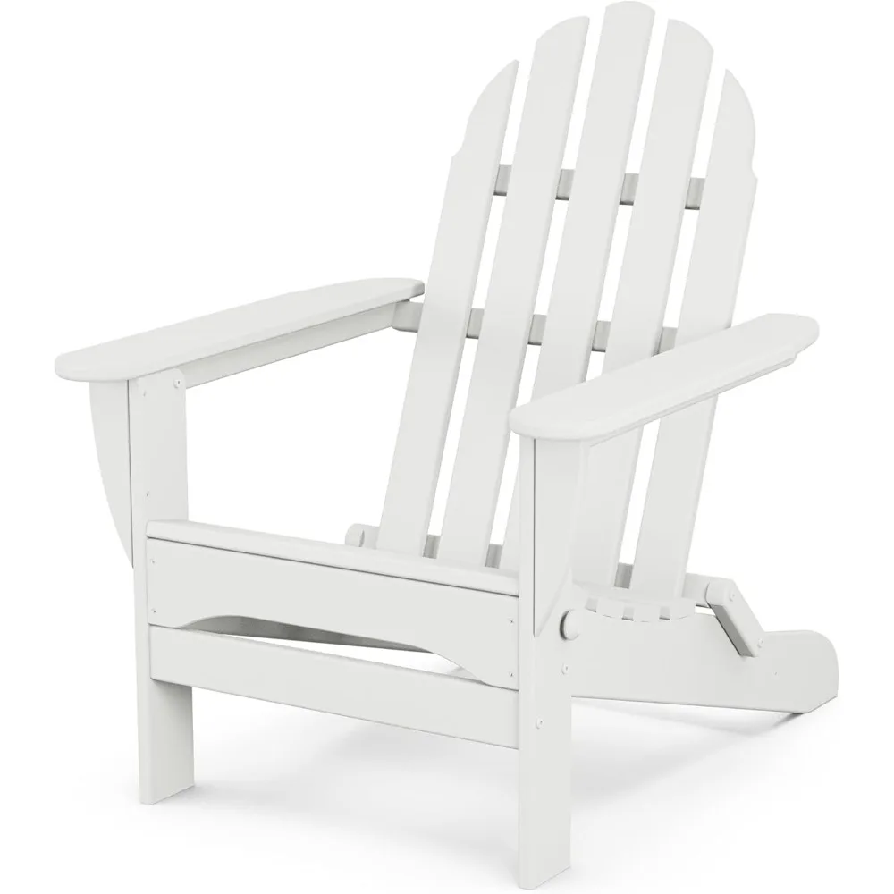 

Ad5030wh Classic Folding Adirondack Chair, White 35.7 X 29 X 35.7 Inches