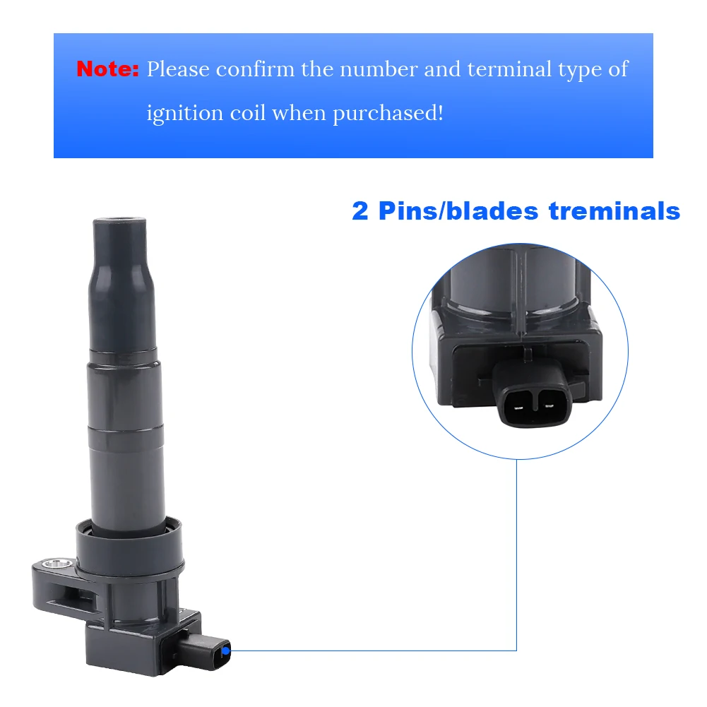 6pcs Ignition Coils Pack for Kia Sedona Sorento Hyundai Santa Fe Azera Genesis Sonata Veracruz Kia Borrego Amanti Cadenza