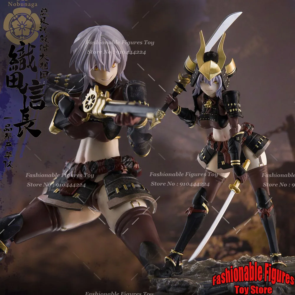 

KEEPGOING 1/12 Women Soldier Female Oda Nobunaga Warring States Combat Doll Full Set 6Inch Action Figure Model Collection Toys