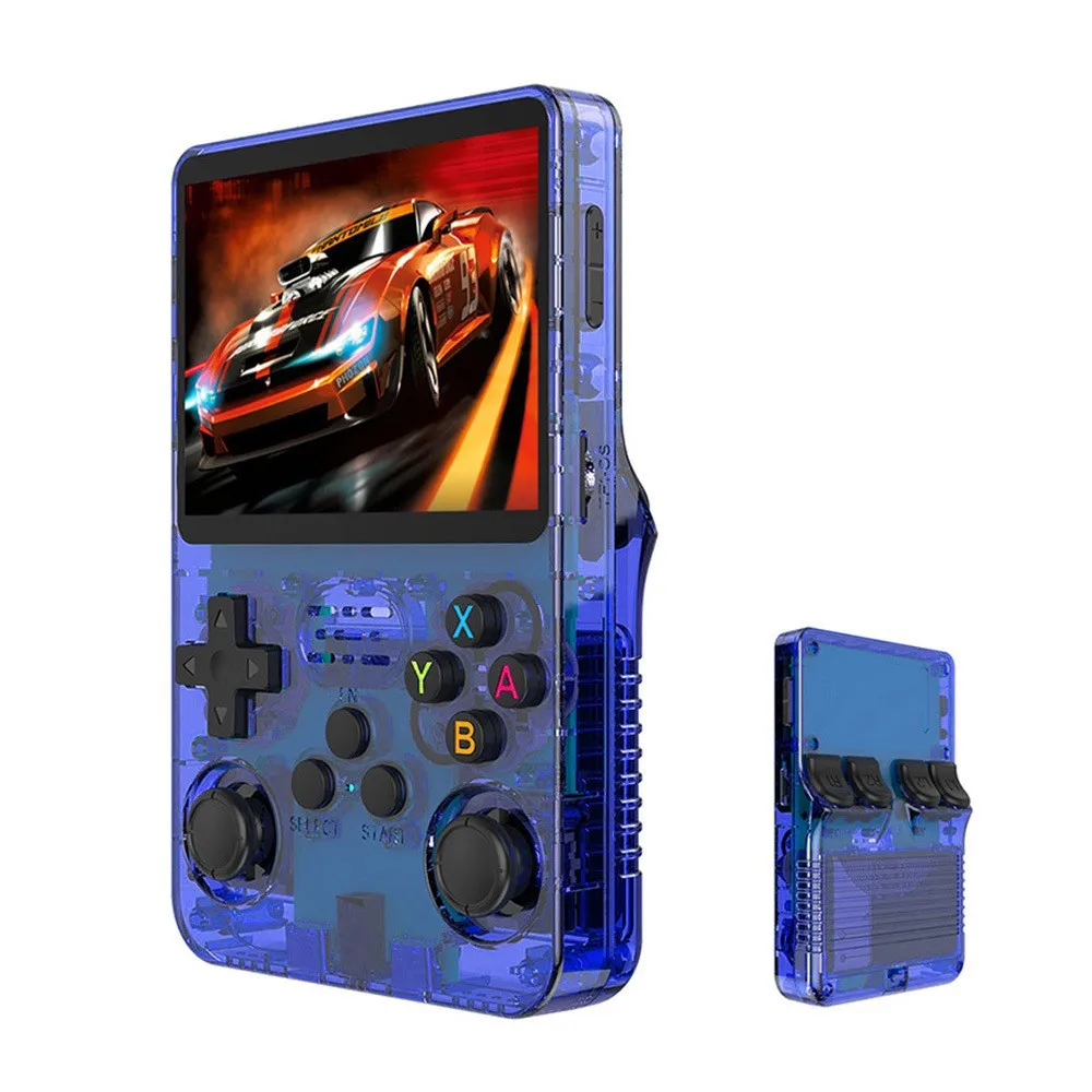 BOYHOM 256G/128G/64G R36S ARKOS 2,0 Retro Handheld Spielkonsole 3,5'' IPS bildschirm, tragbare Tasche Spiel Player für kinder geschenk
