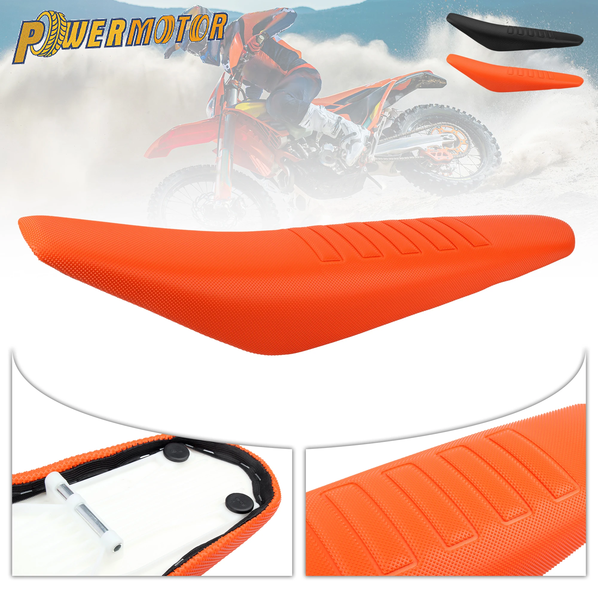 

Противоскользящая подушка сиденья для мотокросса в сборе, амортизирующая губка, водонепроницаемая кожа для KTM SX SXF XCF 125 150 250 300 350 450 2020-2023