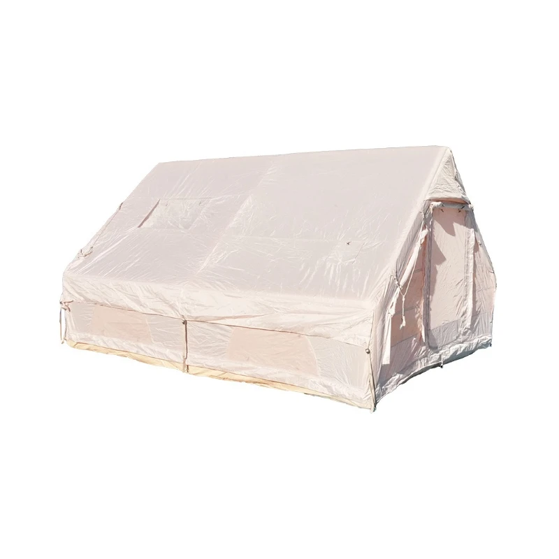 12 flat inflatable tent roof ridge waterproof thickened Oxford cloth camping anti-privacy single-layer automatic inflatable tent