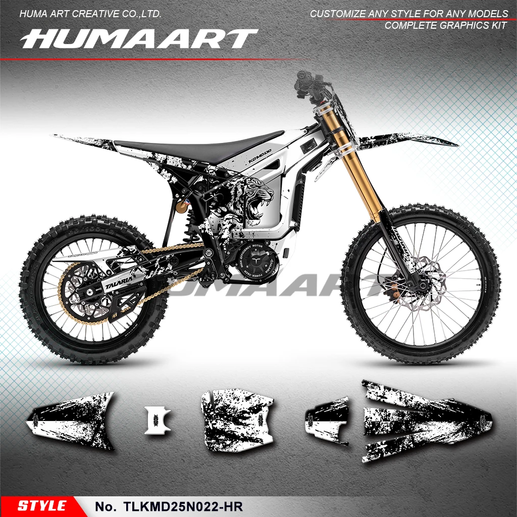

HUMAART Racing Sticker Wrap Design for TALARIA KOMODO, Rebuild Kit, Style No.TLKMD25N022-HR