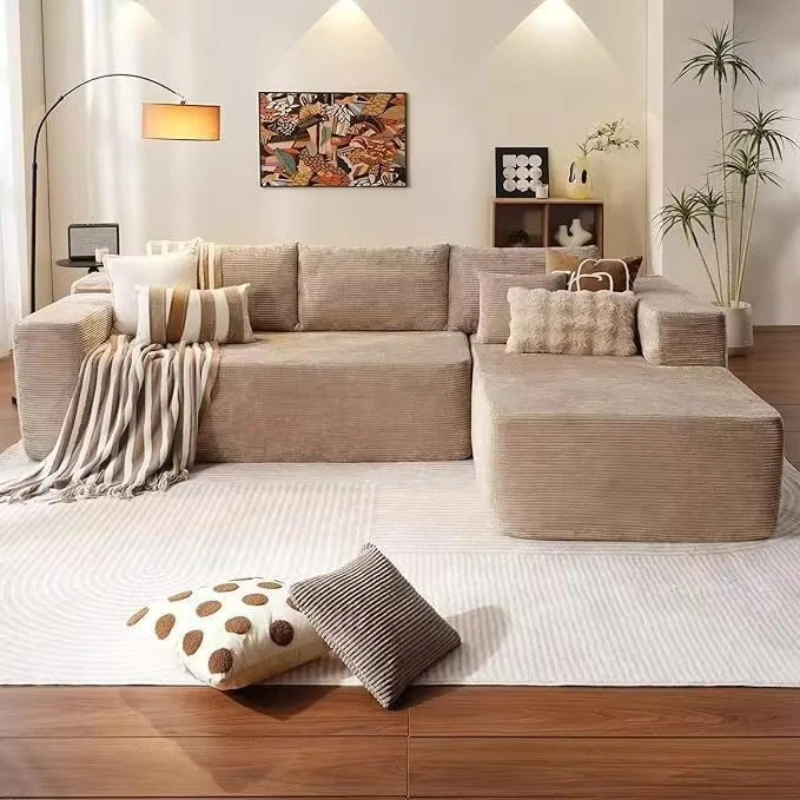 Compression furniture combination sofa home living room without installation fabric