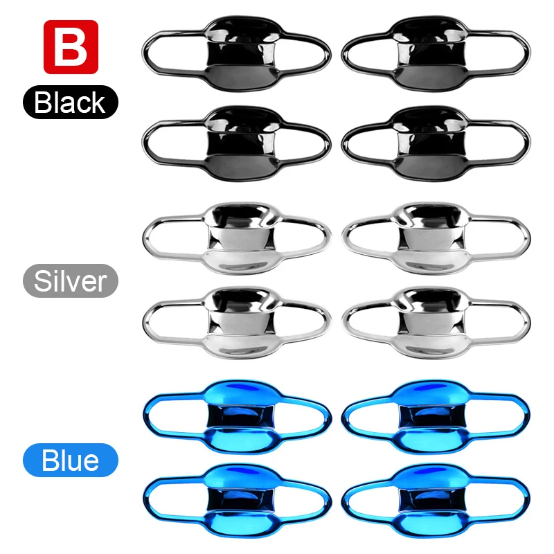 For Toyota RAV4 RAV 4 XA50 Hybrid 2019-2021 2022 2023 2024 Stainless Car Door Handle Trim Case Door Bowl Cover Strip Stickers