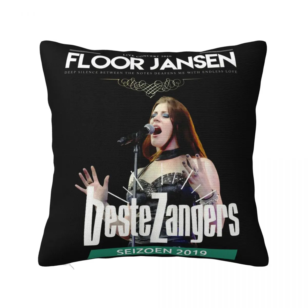 Floor Jansen Nightwish Best Singer 19 Live Concert 2020 S 2Xl Funny Youth Hot Brand Style Beautiful Pillow Case