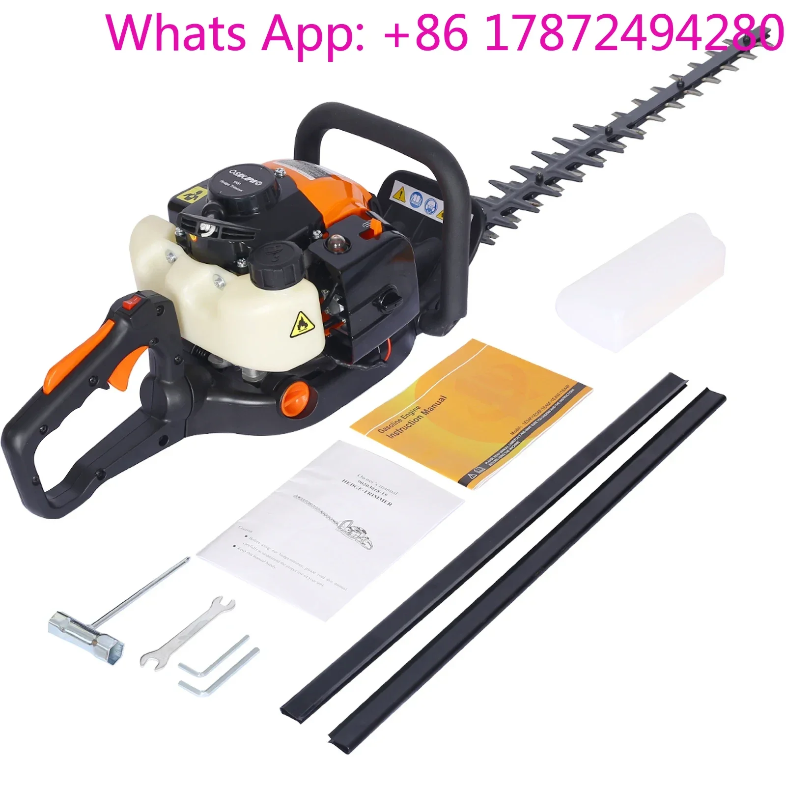 cycle gas powered hedge trimmer , double sided blade  24
