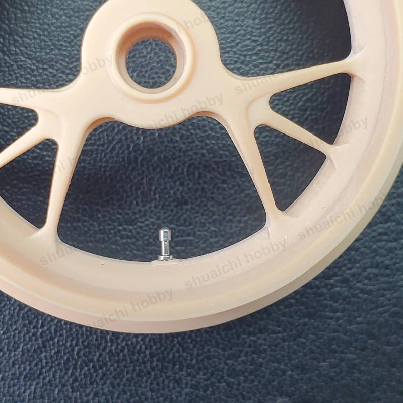 Valve de pneu Miniature en acier inoxydable, 10 pièces, modèle de Valve de roue de Simulation pour moto civile à l'échelle 1/12, voiture de rue/sport