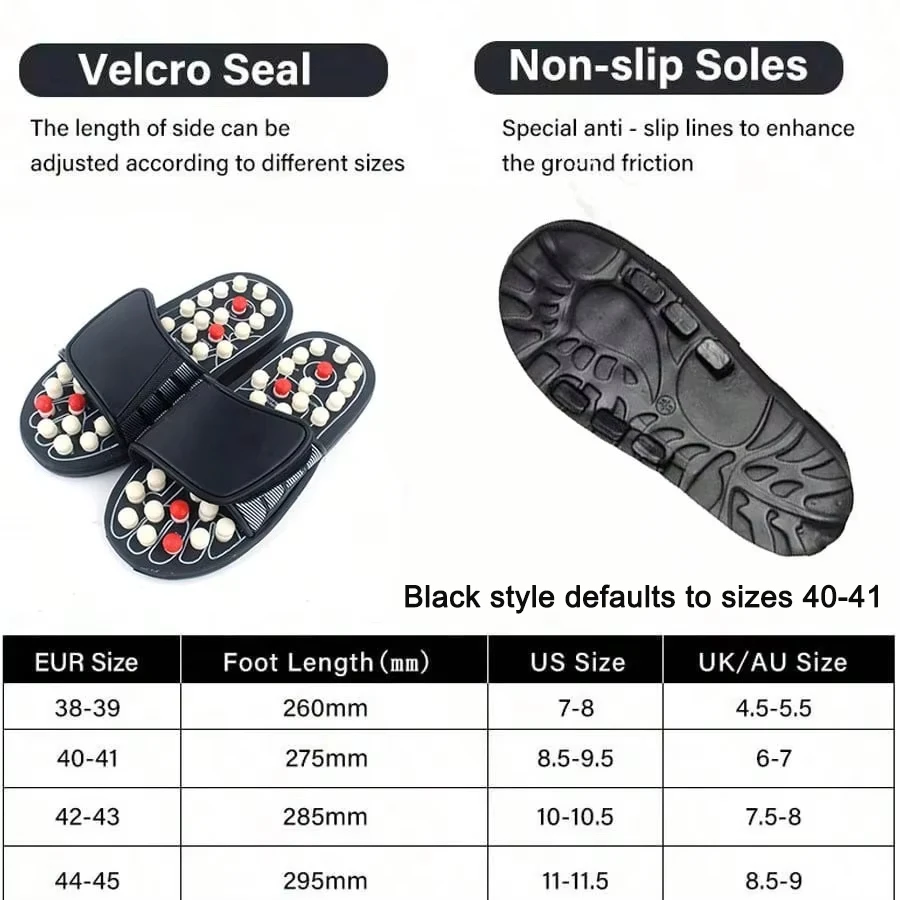 Foot Massage Slippers Foot Reflexology  Moxibustion Massager Walking  Shoes image 5