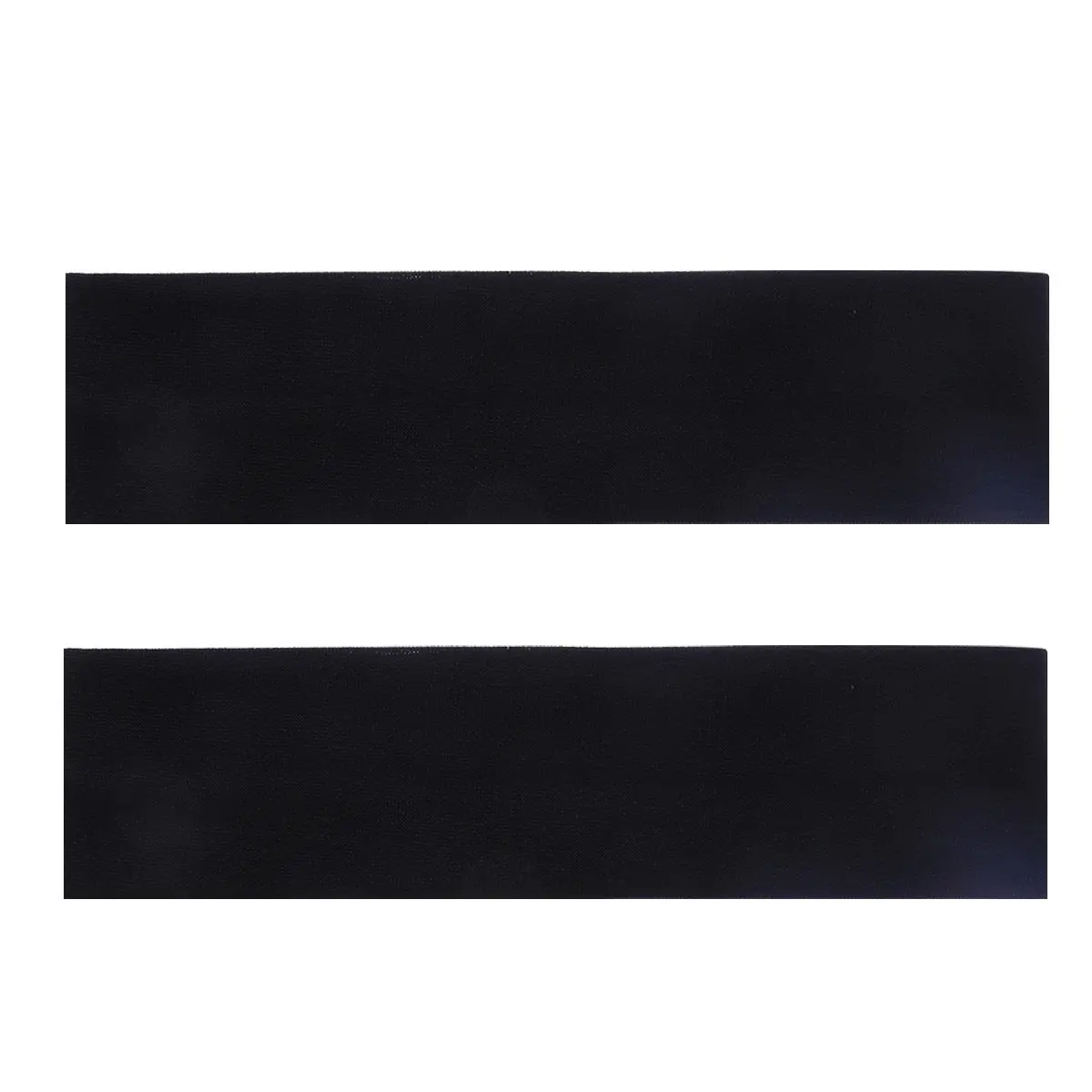 2Pcs Quick Dry Sports Headband Black Elastic Sweat Absorption for Yoga Dance Biker Wide Stretchy Tape Hairband