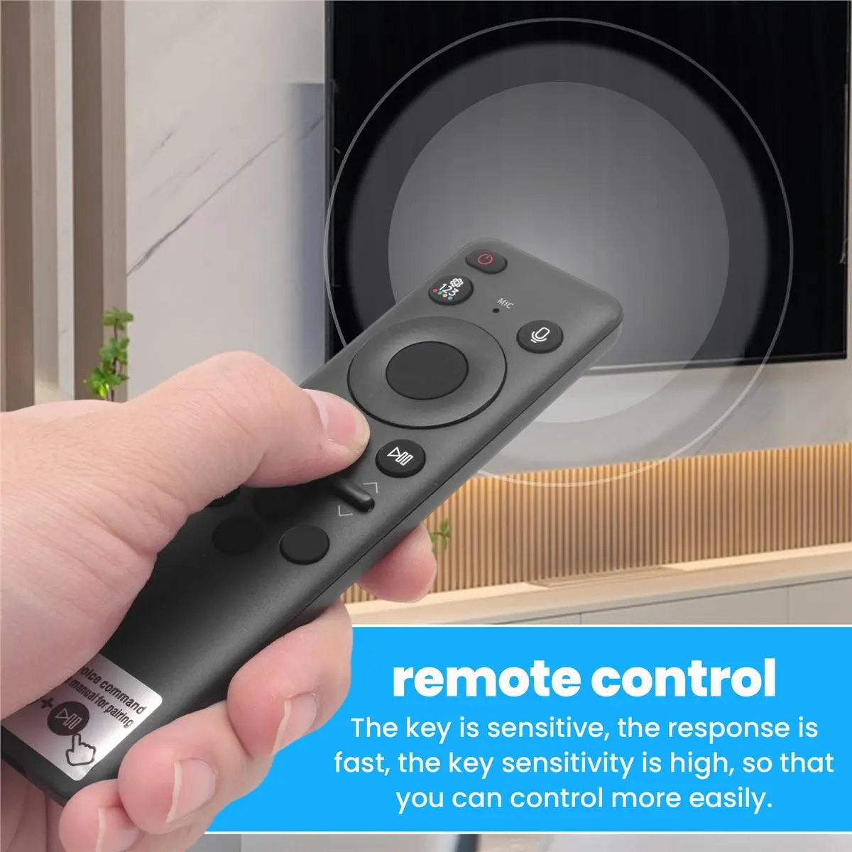Goodprice BN59-01455A TM2360E Remote Control for Samsung Smart TV Solar Voice Remote Control for NEO QLED Series Q60 Q70 Q80