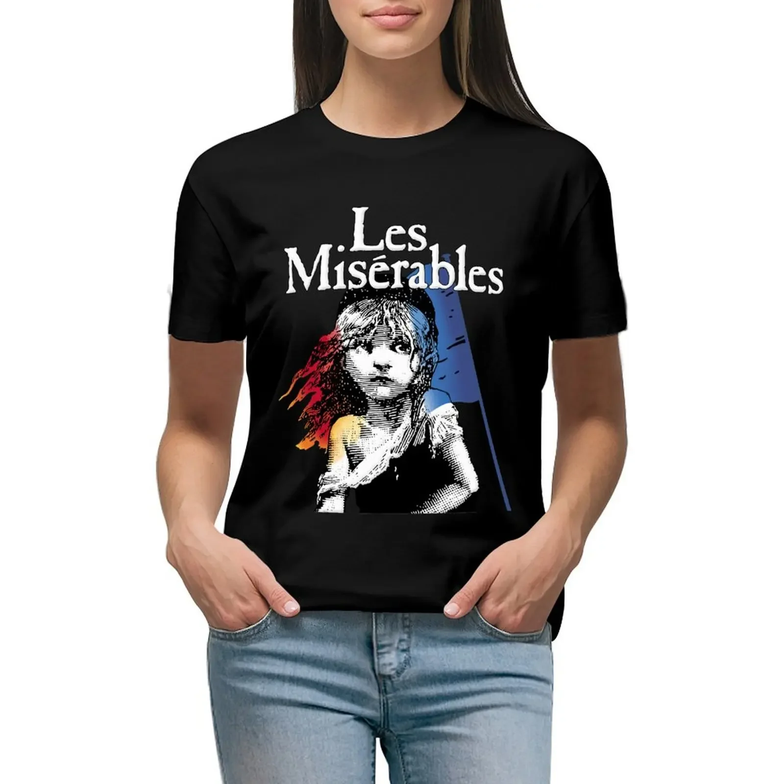 

Les Miserables - Les Misérables T-Shirt korean fashion sports fans animal prinfor tees t-shirts for Women graphic tees