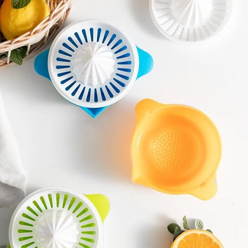 Manual Plastic Citrus Juicer Easy Clean Food Grade Material Perfect For Home Kitchen Squeezing Fresh Orange Lemon Juice