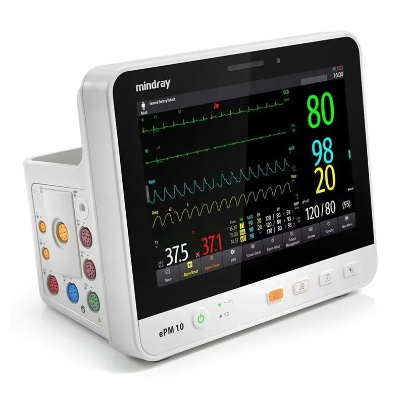 Mindray EPM10 Electric Monitor 12-inch Monitoring with Medical Multi-Parameter Record Plastic Material