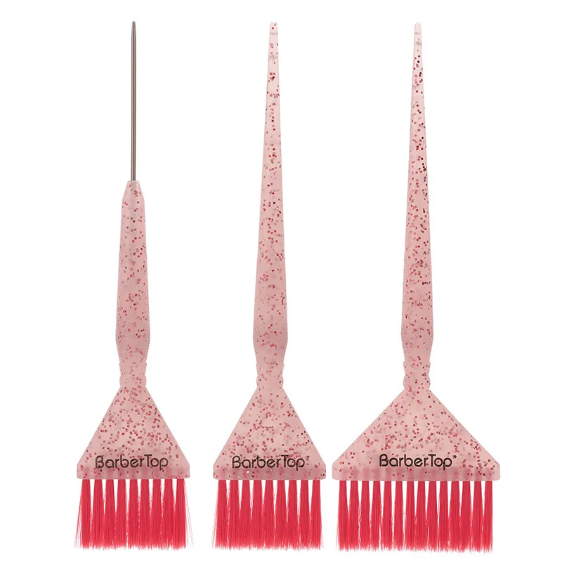 Pente de óleo de cozimento de plástico ergonômico elegante versátil escova de cabelo fácil limpo pente de óleo para cuidados com o cabelo