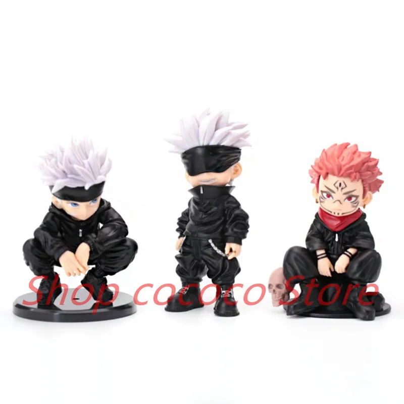 Jujutsu Kaisen Gojo Satoru Anime Figure Ryomen Sukuna Q Version Lord of the Curse Sukuna Action Figure Pvc Statue Model Toy Gift