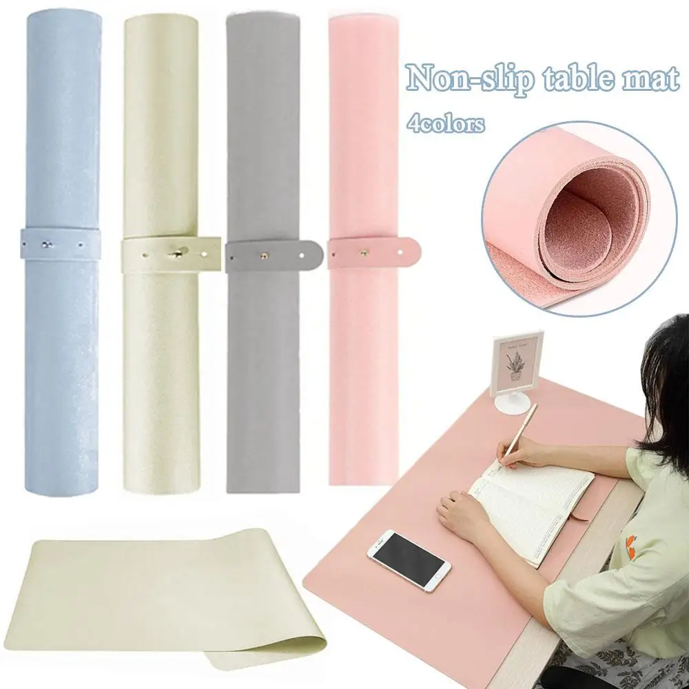 Tapete de mesa dobrável para arte em unhas, resistente a arranhões e sujeira, couro pu, almofada para apoio de braço, à prova d'água, mouse pad para estúdio