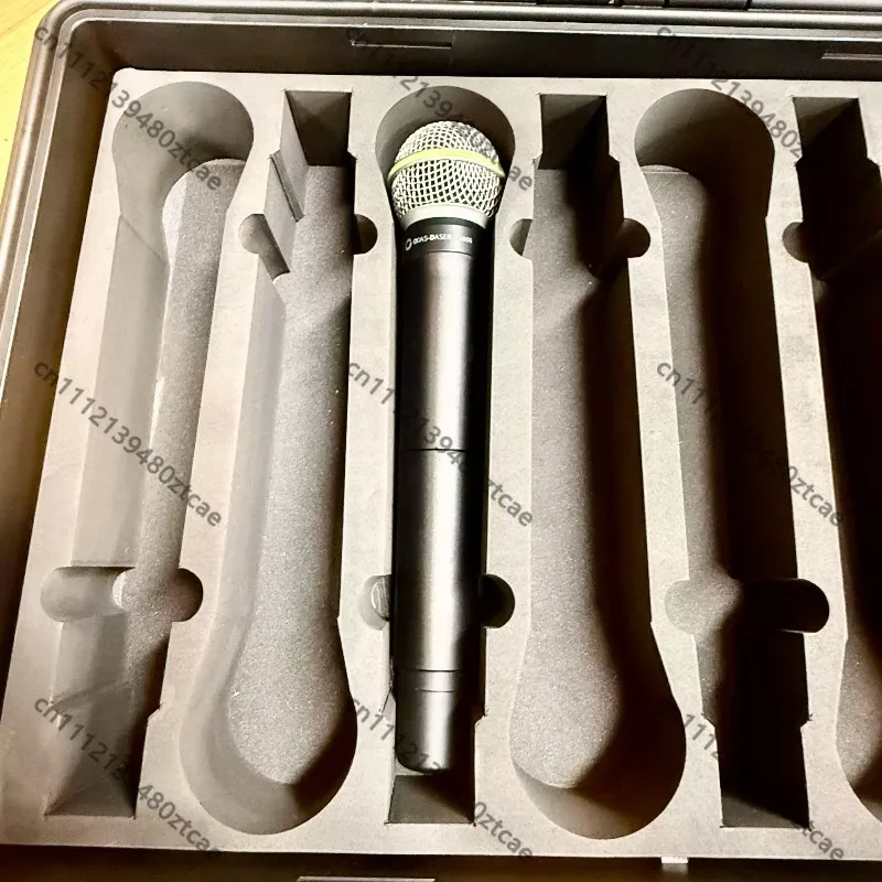 PP Hard Flight Case, Wireless Handheld Microphone Storage Box, Portable Protective Carry Case for Handheld Mic