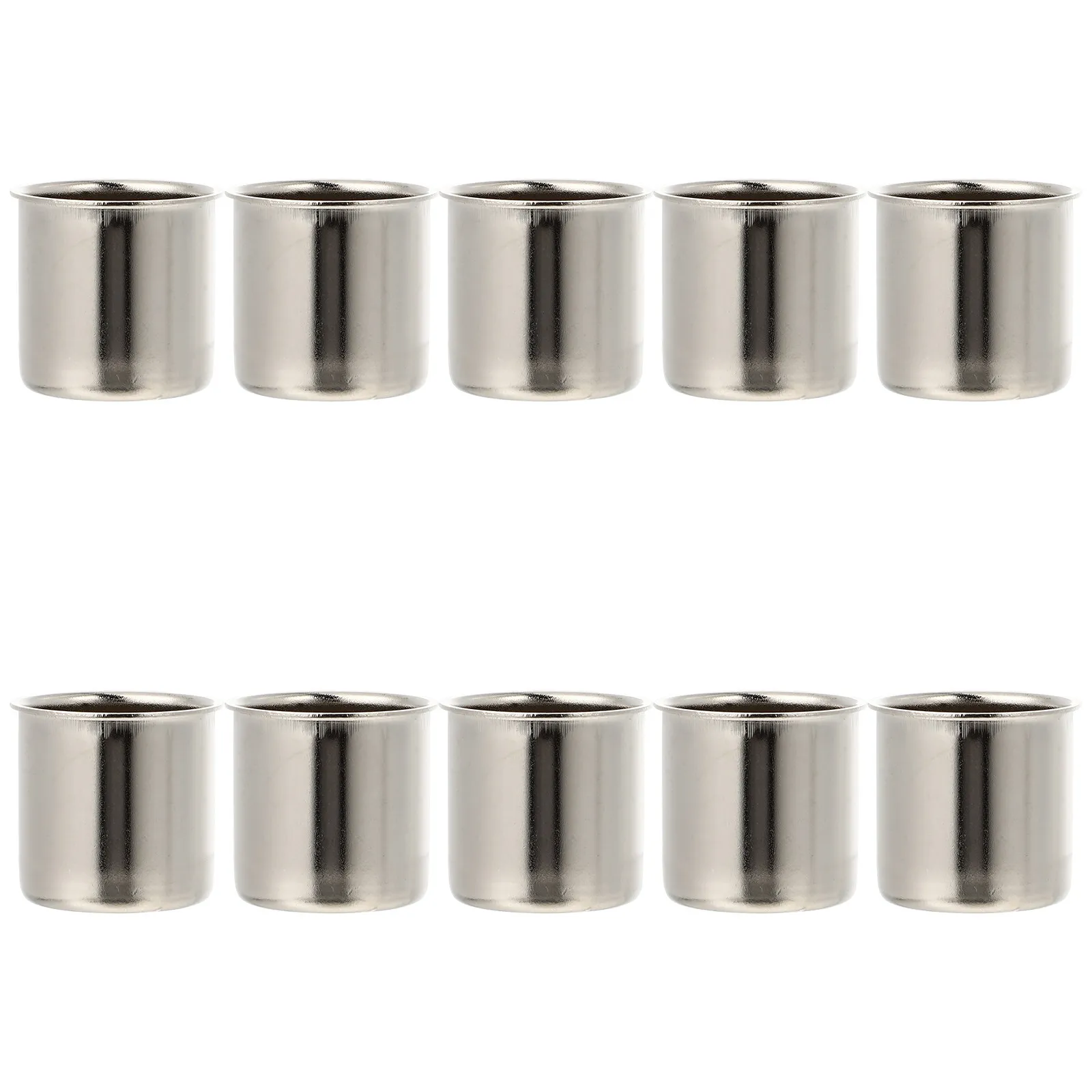 

10Pcs Cup Iron Art Decorative Stand DIY Wax Holder Xmas Table Decor for Home Wedding Banquet Candlestick