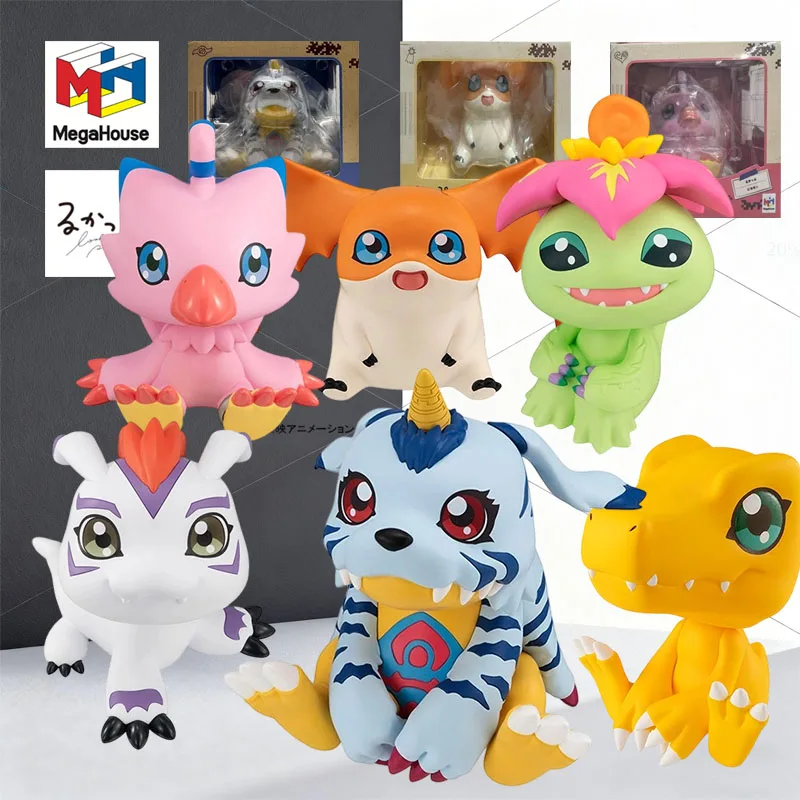 Megahouse Original Model KIT Look Up Digimon Adventure Agumon Piyomon Gomamon