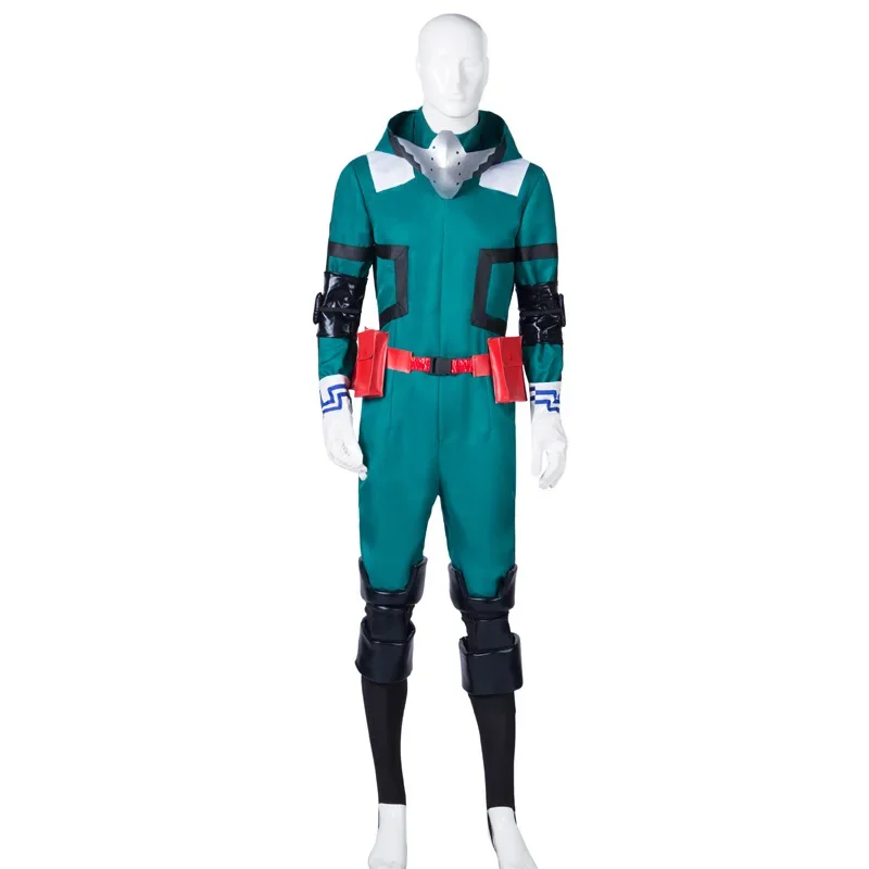 Anime My Hero Academia Midoriya Izuku Cosplay Costume Aldult Unisex Jumpsuits Accessories Combat Uniform Halloween Suit