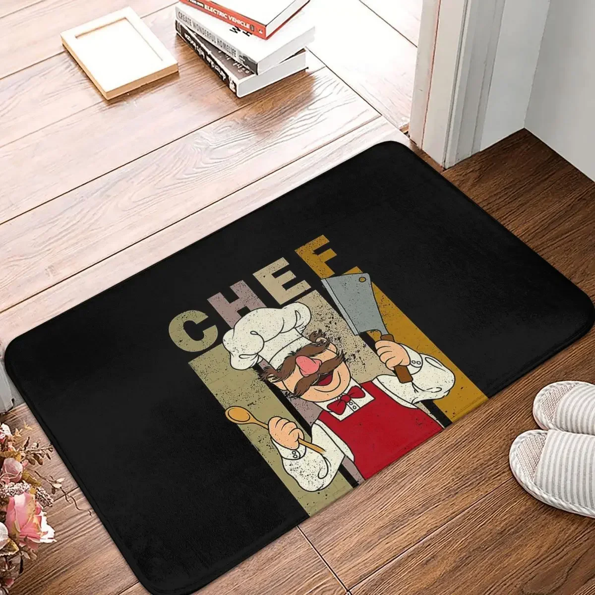 The Muppet Kitchen Swedish Chef Non-slip Doormat Floor Mat Antiwear Carpet Rug for Kitchen Entrance Home Bathroom Footpad Mats