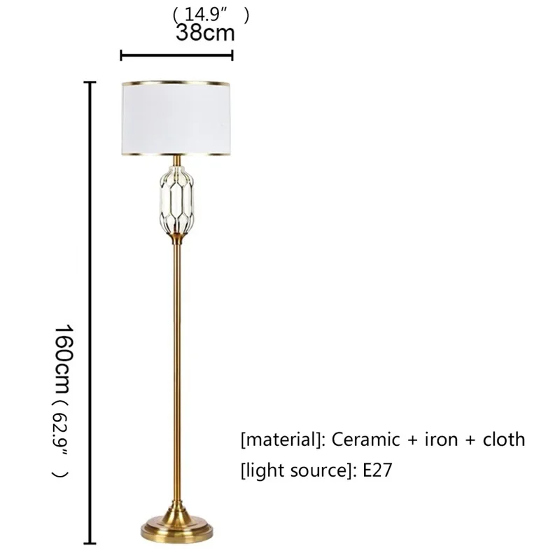 ALBERT Floor Lamp Lighting Modern LED Creative Design Ceramic Decorative for Home Living Bed Room