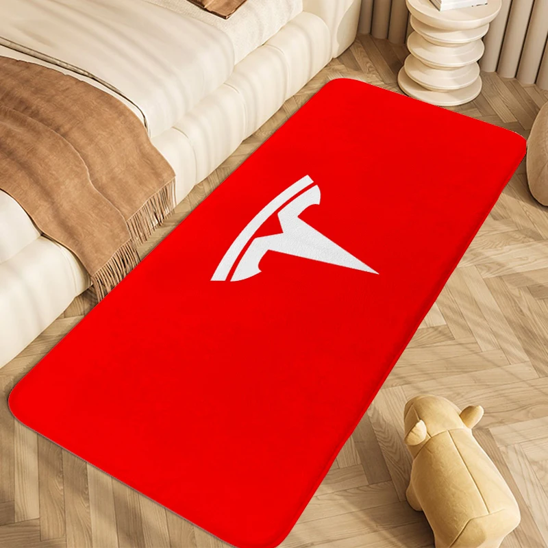 Carpet for Bedroom T-Teslas Kitchen Living Room Rugs Bathmat Mat for Hallway Custom Rug Aesthetic Entrance Door Doormat Home