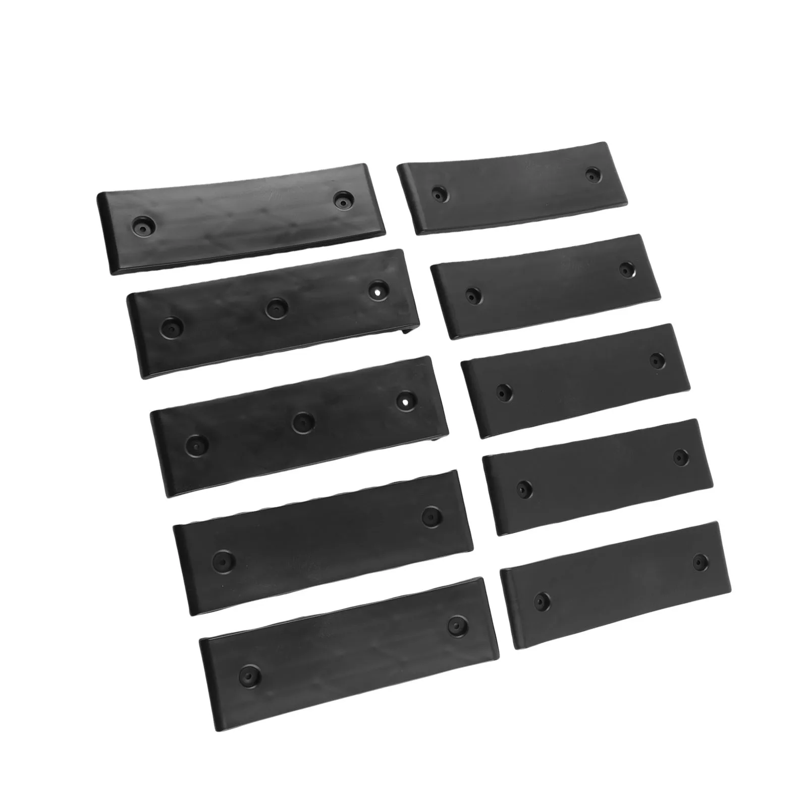 10 Piece Black Boat Trailer Bunk Slides Pads Easier Launching Loading 3 X 10in Reduces Friction for Almost Any Bunk Trailer