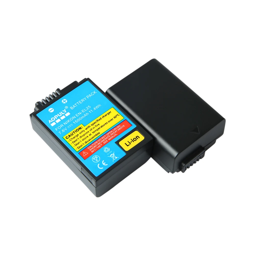 EN-EL25 Wiederaufladbare Kamera Batterie Für Nikon Z50 ZFC Kamera ENEL25 MH-32 oder LED dual Kanal Ladegerät