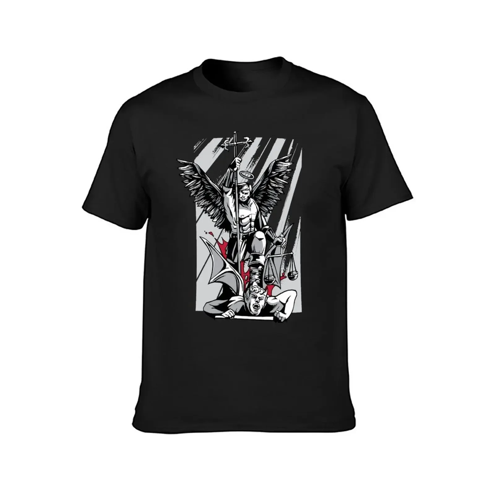 Archangel Michael T-Shirt quick-drying sublime boys animal print cheap stuff Short sleeve tee men