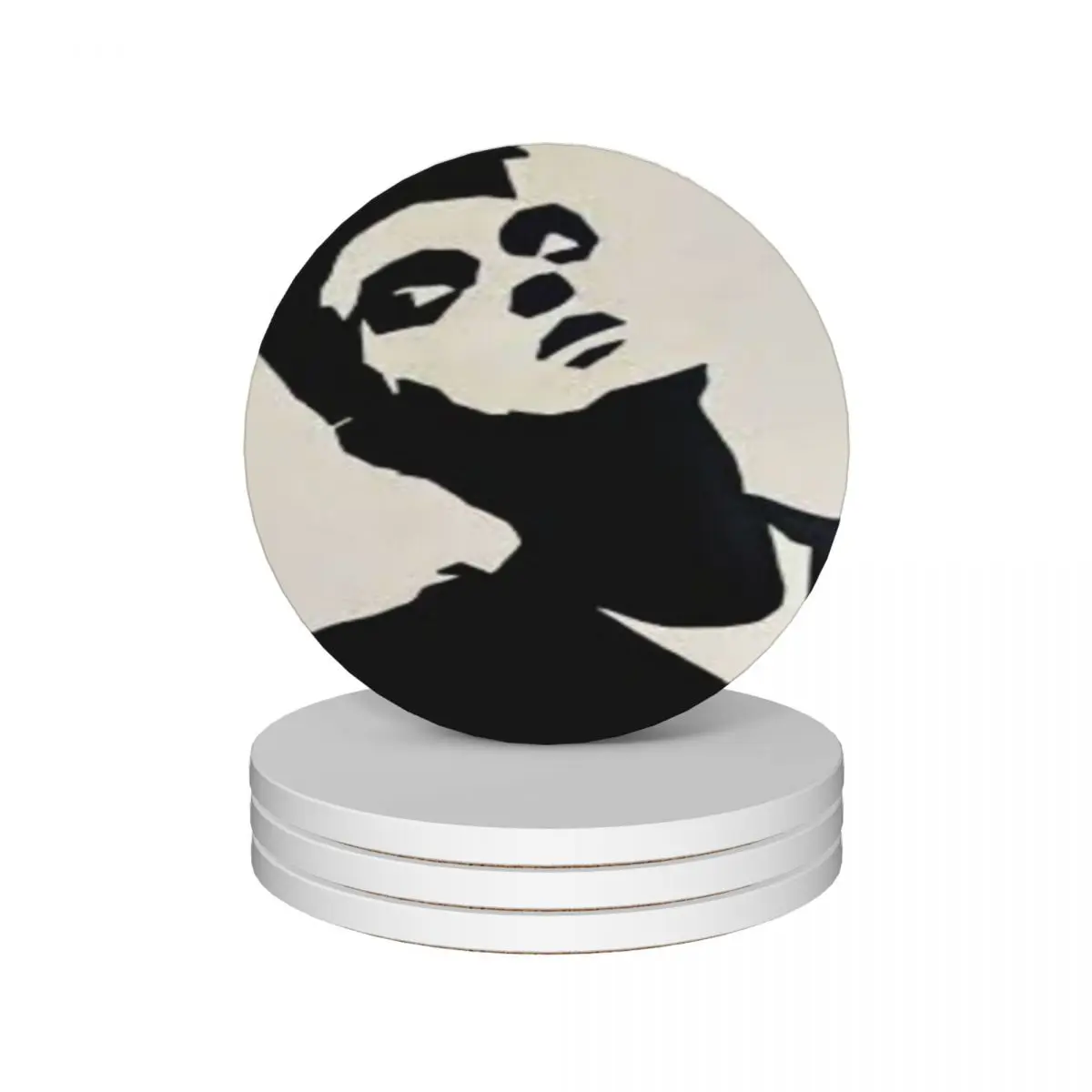 

morrissey Ceramic Coasters (Set of 4) personalize coffee cup stand Coasters