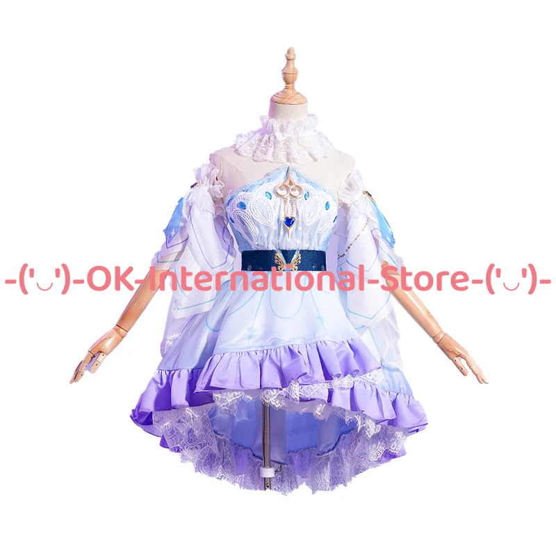 شرف الملوك Da Qiao Daqiao تأثيري حلي الحب الحقيقي زهرة لعبة الزفاف شخصية فستان هالوين كرنفال حفلة موحدة #5