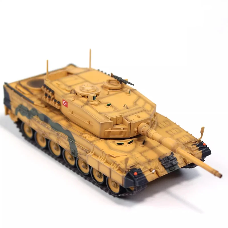 1/72 Schaal Leopard 2A4 Gevechtstank Simulatie Legering Rupsbanden Tankmodel Statisch Display Collectible Speelgoed Cadeau