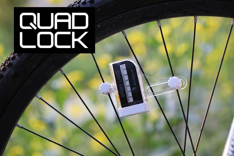 

QUAD LOCK 14LED bicycle charging spoke lights, wheel lights, wind and fire wheels