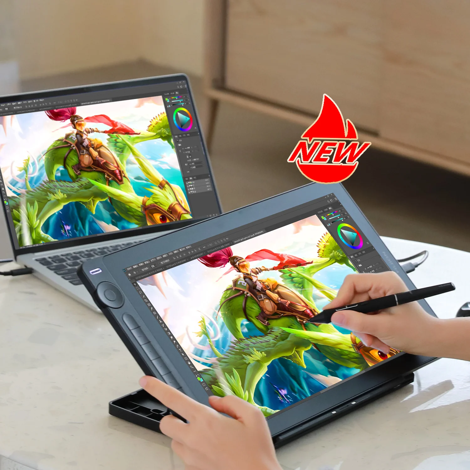 Professional Portable 15.8 Inch Drawing Monitor  Graphic Tablet with Screen for Designer