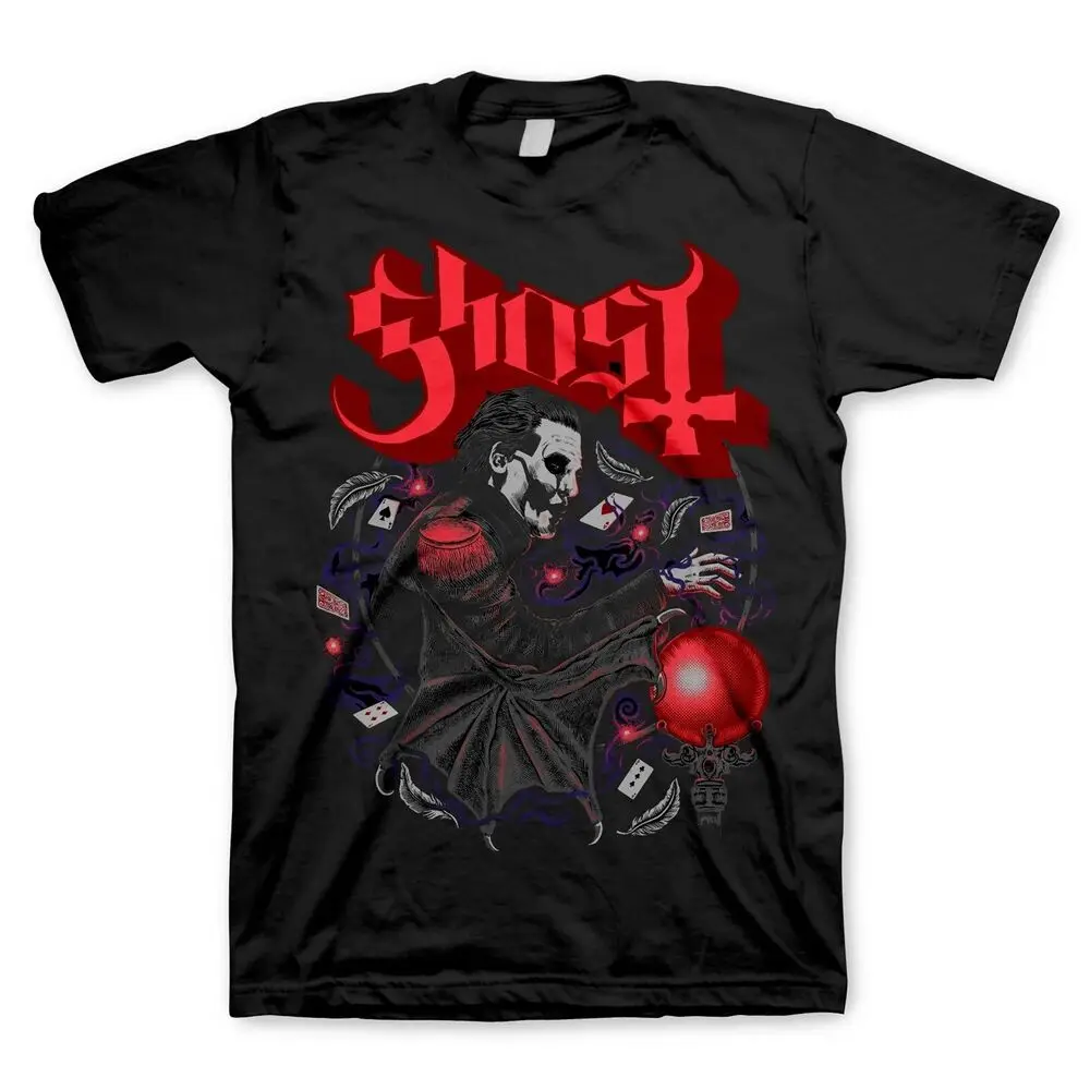 GHOST cd lgo Papa Emeritus  BALL XL New meloria impera Y2K tops Unisex Summer Short Sleeve