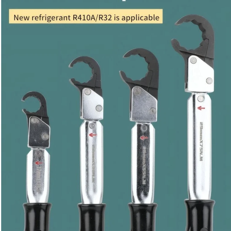 

Torque Wrench ST-02L Air Conditioner Special Set Tool Ratchet Quick Open Torque Wrench Apark Plug Air Conditioning Repair Tool