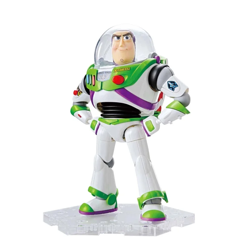 ในสต็อก BANDAI Original Cinema-rise Toy Story 4 Buzz Lightyear Woody อะนิเมะรูปประกอบของเล่นสะสมของขวัญเด็ก
