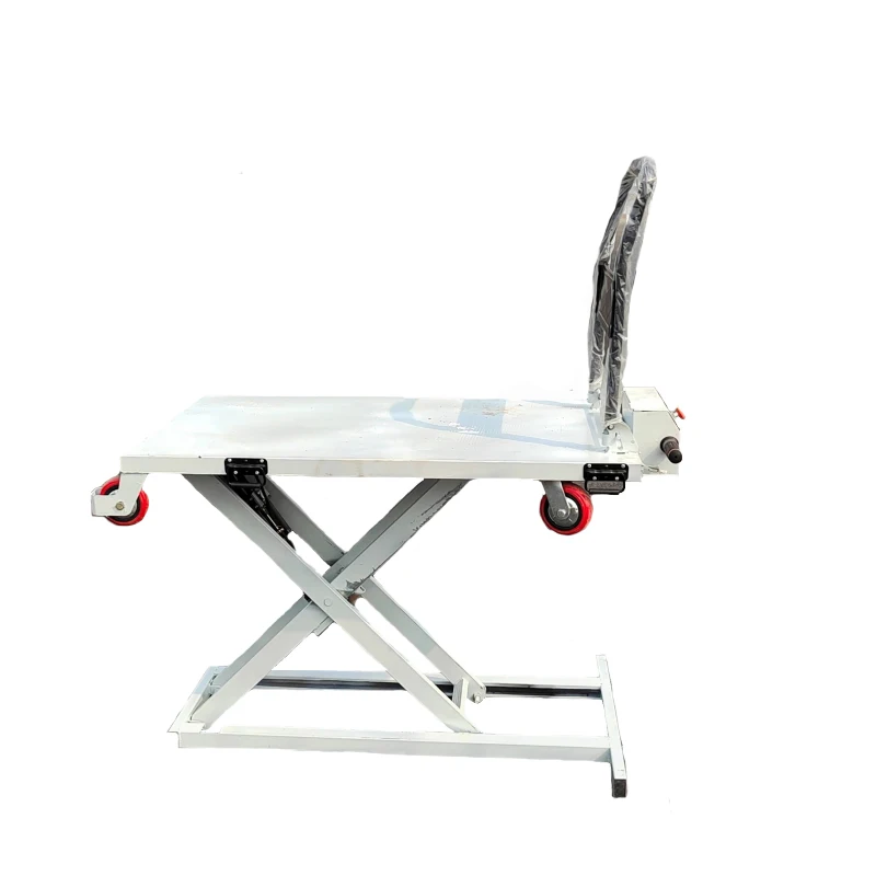 

Оптовая продажа с фабрики, 200 кг, электрическая подъемная платформа, портативная тележка с загрузкой, тележка с ножничным подъемником для переноски грузов