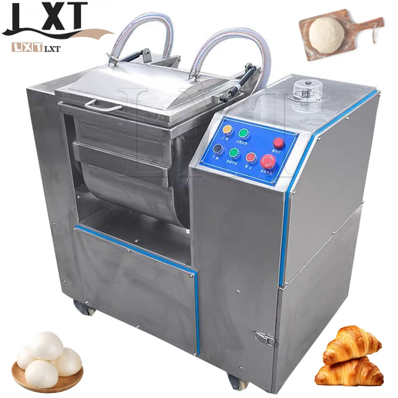 Vacuum Dough Mixing Machine Automatic Cake Dumpling Ramen Kneading Machine High Speed Noodle Mixing