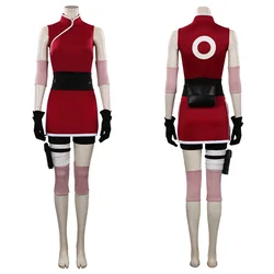 Haruno Sakura Cosplay Costume Outfits Halloween Carnival Suit