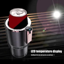 Car Heating Cooling Cup 12v 2-in-1 Office Warmer Cooler Smart  Mug Holder Tumbler  For Drink Can Baby Bottle