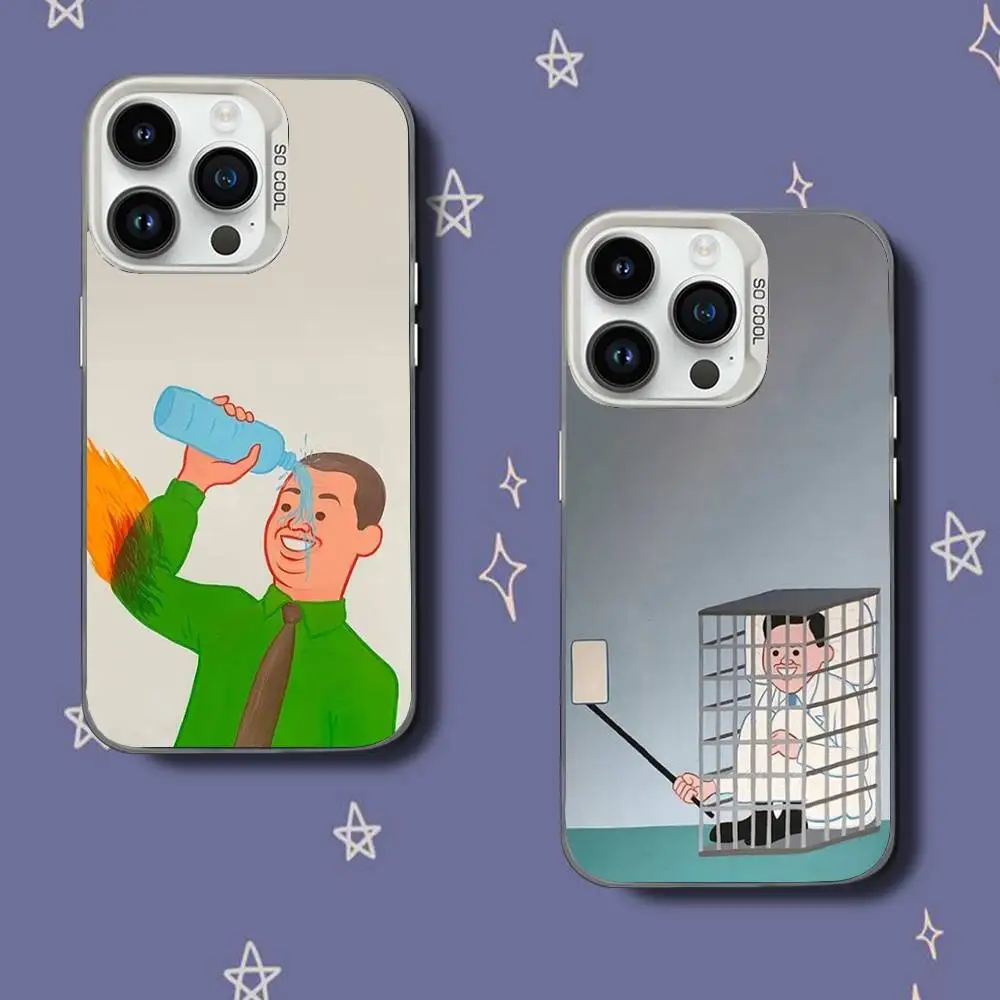 

A-Art J-Joan Cornella Phone Case For iPhone 17,16,15,14,13,12,11,Pro,XS,Max,Plus,Mini,SE White Candy Matte Shockproof Cover
