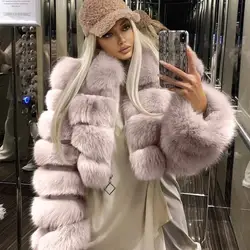 S-2XL Mink Coats Autumn Winter Fluffy Black Faux Coat Women Elegant Thick Warm Faux Fur Jackets For Women 2022 Tops