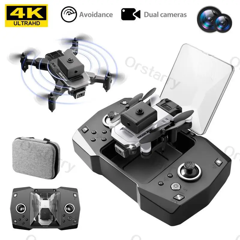 2023 KY912 Mini Drone 4K HD Camera Air Pressure Fixed Height Four-sided Obstacle Avoidance Professional Foldable Quadcopter Toys