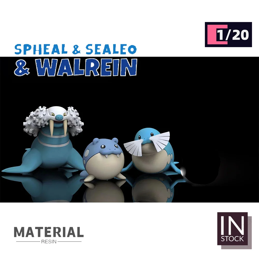 [Pre-sale]1/20 Scale World Figure [SXG STUDIO] - Spheal & Sealeo & Walrein